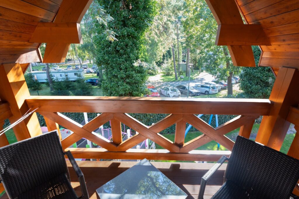Balkon, domek nr 4 – Hallerówka, domki we Władysławowie