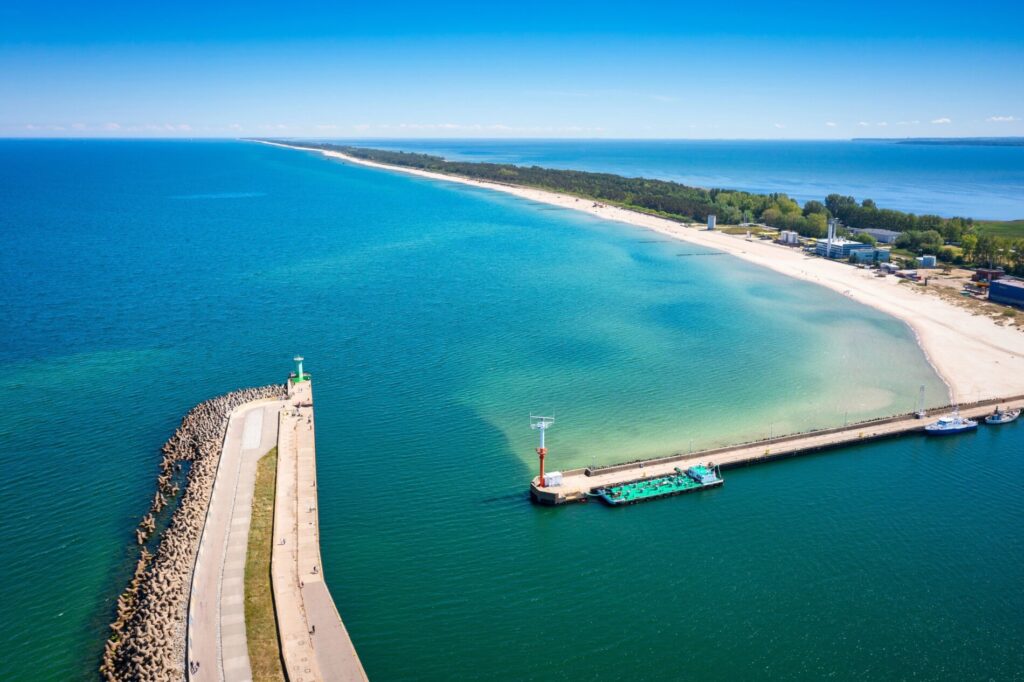 Port i falochron we Władysławowie