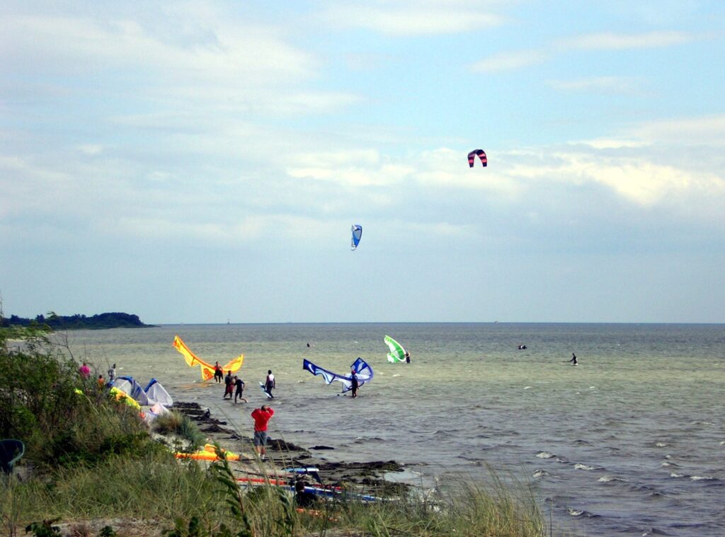Kitesurfing na Zatoce Puckiej
